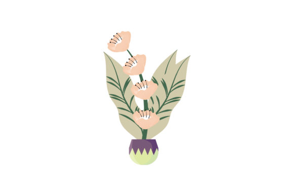 Boho Color Floral Plant Illustration-03: Your Versatile Creative Solution