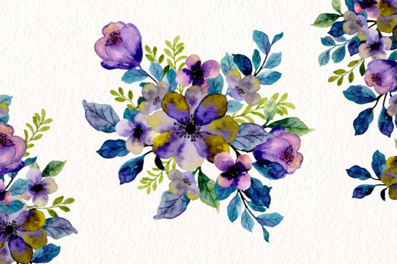 Digital Clipart Floral Watercolor Part45: A Strategic Asset for Creative Projects