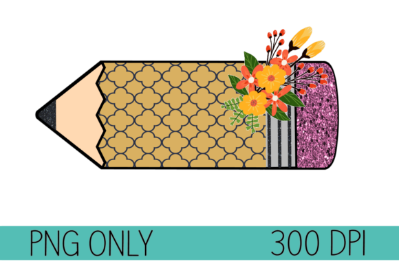 Evaluating the Gold Floral Pencil Design for Sublimation Projects