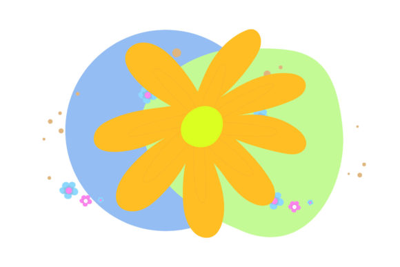 Flourishing Creativity: The Versatility of Floral Simple Flat Design Abstract Style