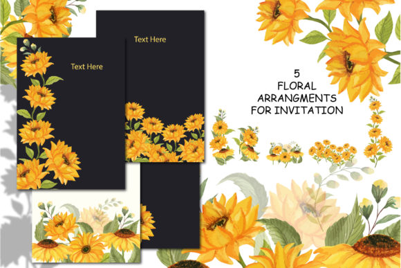 The Beauty of Watercolor Sunflower Floral Arrangements
