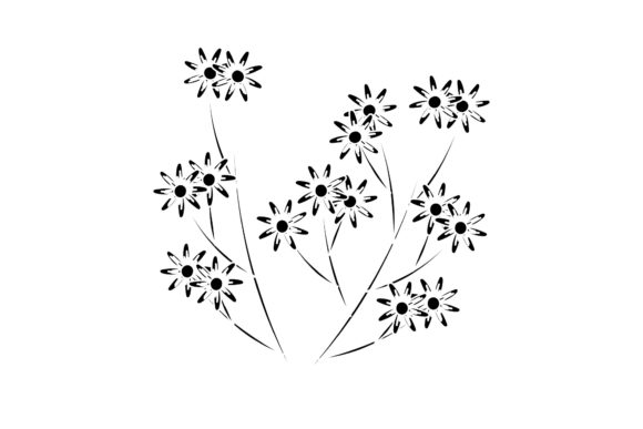 The Practical Value of Floral Simple Pattern Silhouette