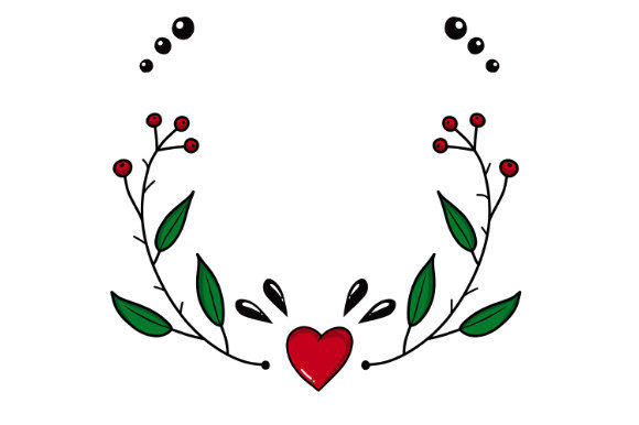The Versatility of a Floral Christmas Card Illustration in Modern Crafts and Design