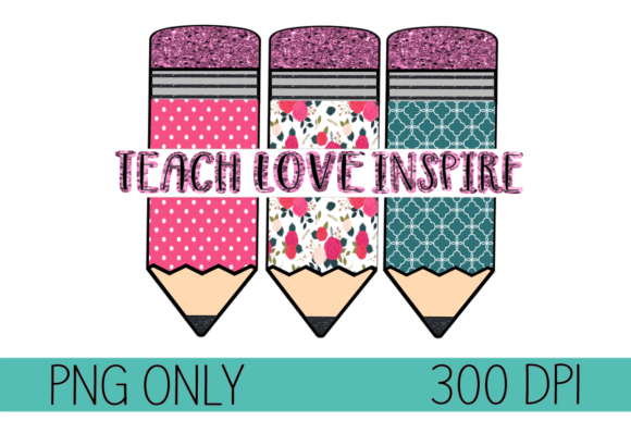 Understanding the Floral Teach Love Pencils Design and Its Crafting Applications